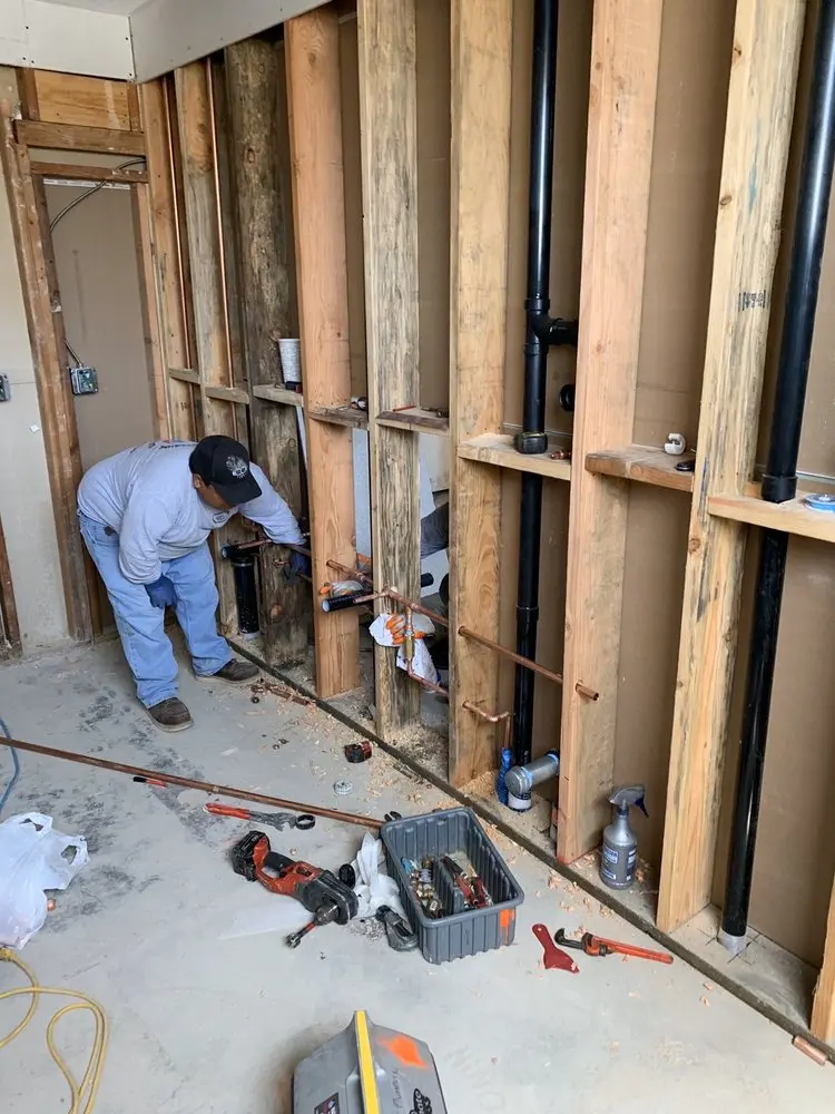 Commercial rough-in plumbing for Gas Line Repair in South Park (South LA)